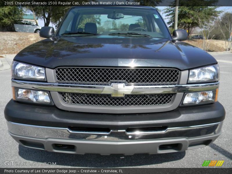 Dark Blue Metallic / Dark Charcoal 2005 Chevrolet Silverado 1500 Regular Cab