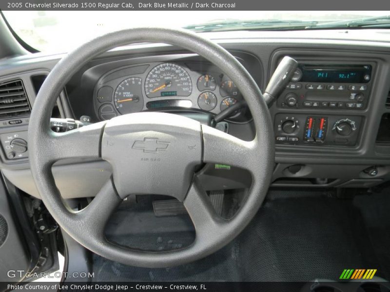 Dark Blue Metallic / Dark Charcoal 2005 Chevrolet Silverado 1500 Regular Cab