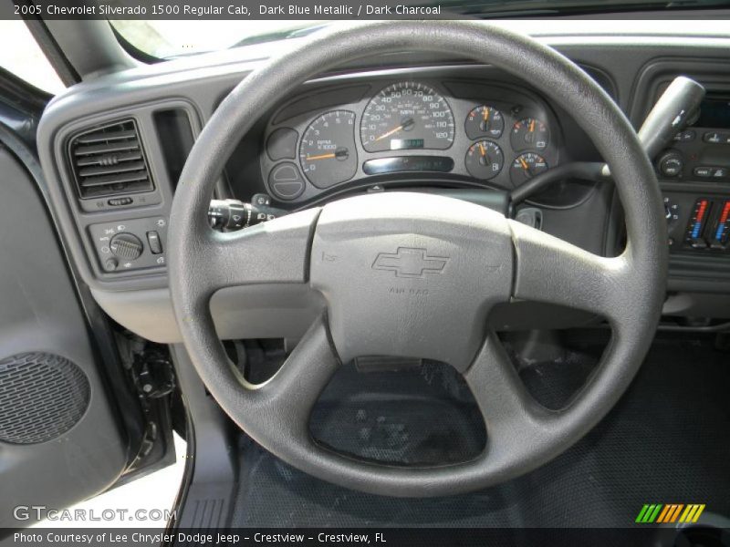 Dark Blue Metallic / Dark Charcoal 2005 Chevrolet Silverado 1500 Regular Cab