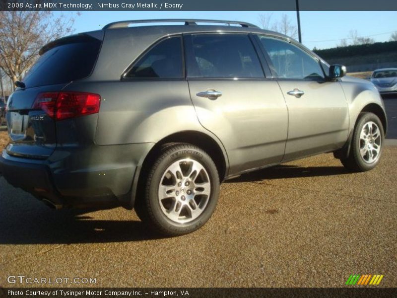 Nimbus Gray Metallic / Ebony 2008 Acura MDX Technology