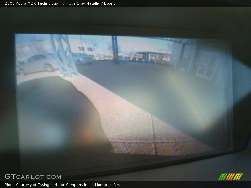 Nimbus Gray Metallic / Ebony 2008 Acura MDX Technology
