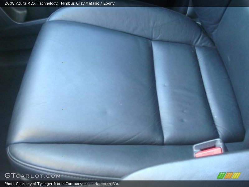 Nimbus Gray Metallic / Ebony 2008 Acura MDX Technology