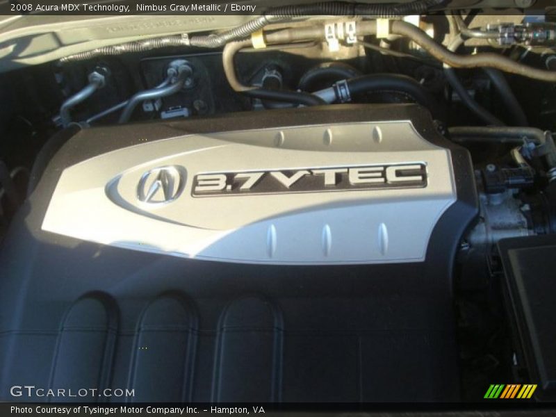 Nimbus Gray Metallic / Ebony 2008 Acura MDX Technology