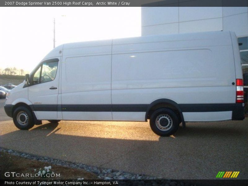 Arctic White / Gray 2007 Dodge Sprinter Van 2500 High Roof Cargo