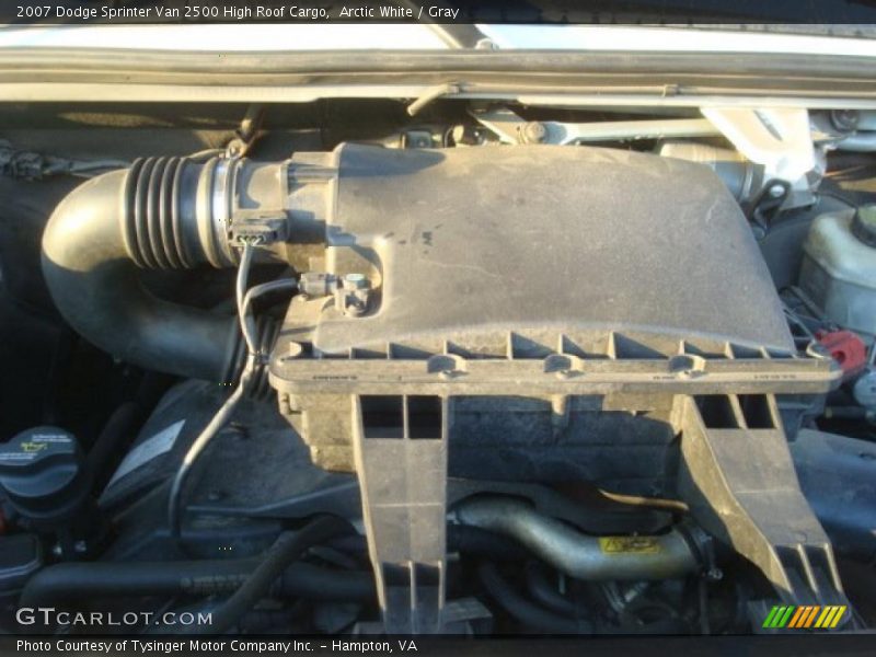 Arctic White / Gray 2007 Dodge Sprinter Van 2500 High Roof Cargo