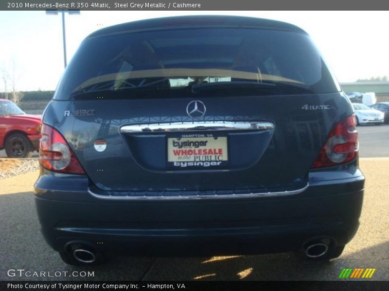 Steel Grey Metallic / Cashmere 2010 Mercedes-Benz R 350 4Matic
