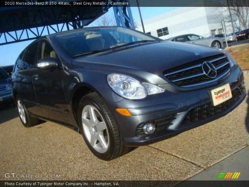 Steel Grey Metallic / Cashmere 2010 Mercedes-Benz R 350 4Matic
