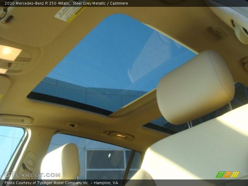 Steel Grey Metallic / Cashmere 2010 Mercedes-Benz R 350 4Matic