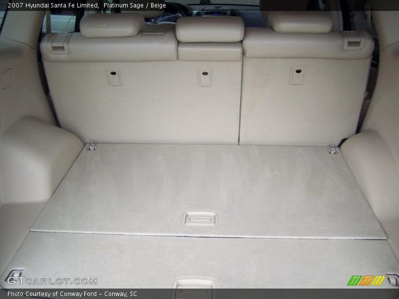 Platinum Sage / Beige 2007 Hyundai Santa Fe Limited