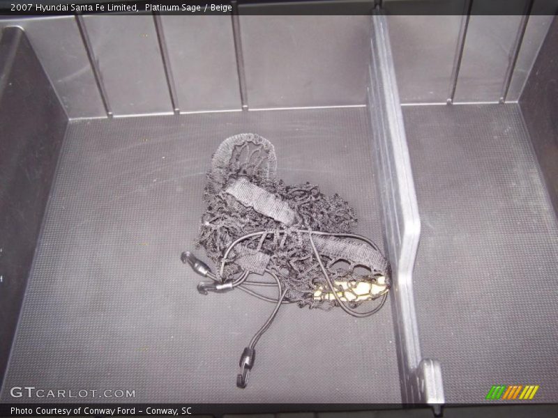 Platinum Sage / Beige 2007 Hyundai Santa Fe Limited