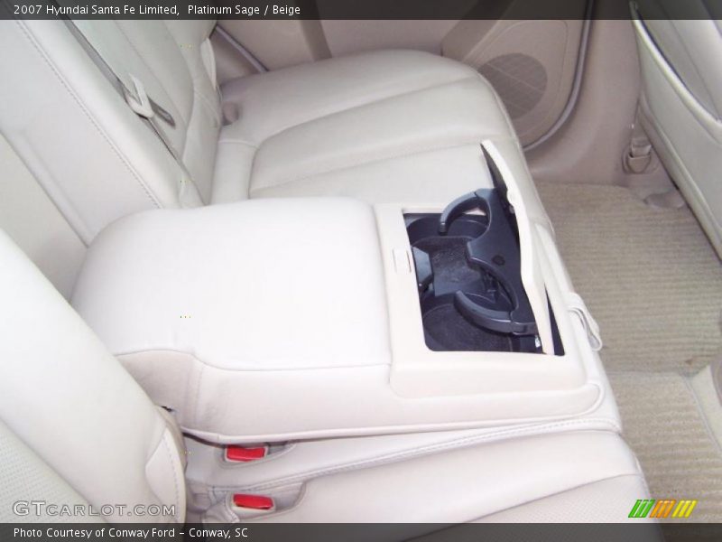 Platinum Sage / Beige 2007 Hyundai Santa Fe Limited