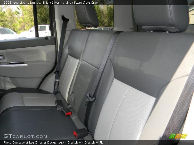 Bright Silver Metallic / Pastel Slate Gray 2008 Jeep Liberty Limited