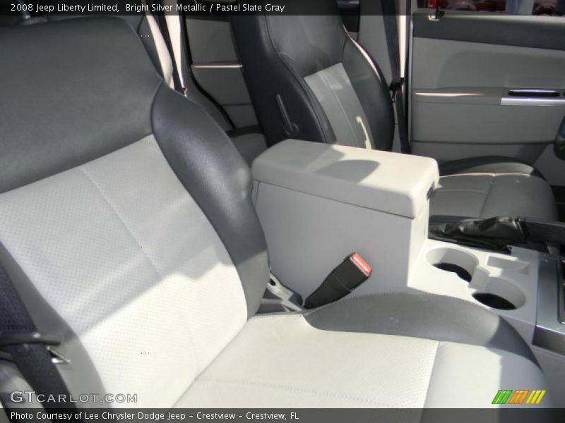 Bright Silver Metallic / Pastel Slate Gray 2008 Jeep Liberty Limited