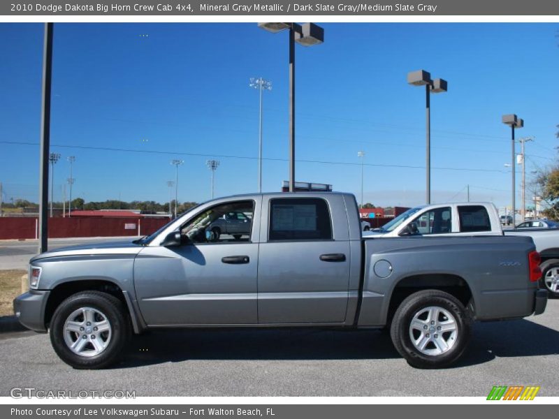 Mineral Gray Metallic / Dark Slate Gray/Medium Slate Gray 2010 Dodge Dakota Big Horn Crew Cab 4x4