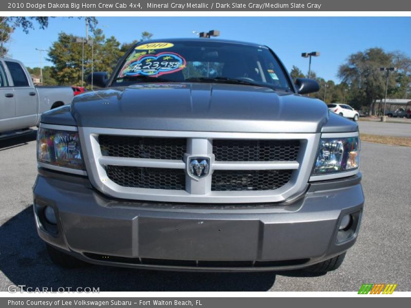 Mineral Gray Metallic / Dark Slate Gray/Medium Slate Gray 2010 Dodge Dakota Big Horn Crew Cab 4x4