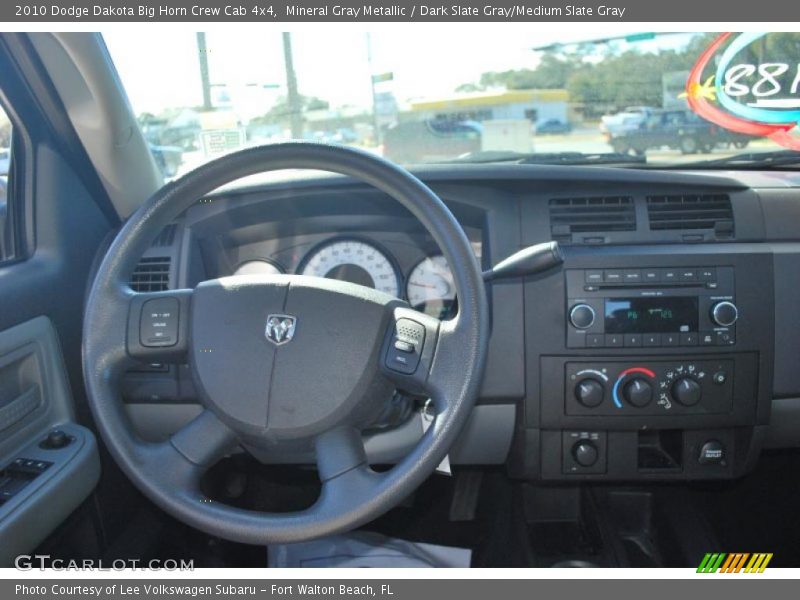 Mineral Gray Metallic / Dark Slate Gray/Medium Slate Gray 2010 Dodge Dakota Big Horn Crew Cab 4x4