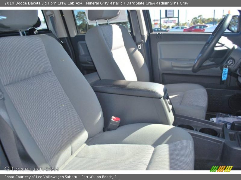 Mineral Gray Metallic / Dark Slate Gray/Medium Slate Gray 2010 Dodge Dakota Big Horn Crew Cab 4x4