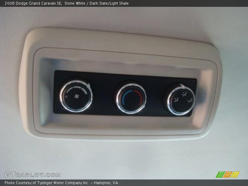 Stone White / Dark Slate/Light Shale 2008 Dodge Grand Caravan SE