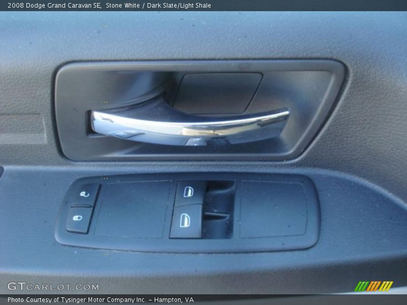 Stone White / Dark Slate/Light Shale 2008 Dodge Grand Caravan SE