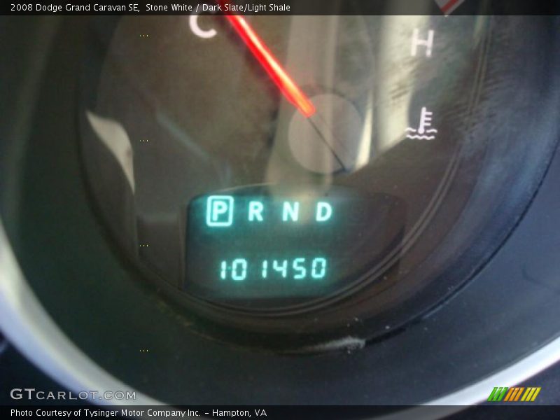 Stone White / Dark Slate/Light Shale 2008 Dodge Grand Caravan SE