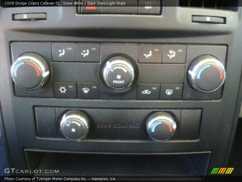 Stone White / Dark Slate/Light Shale 2008 Dodge Grand Caravan SE