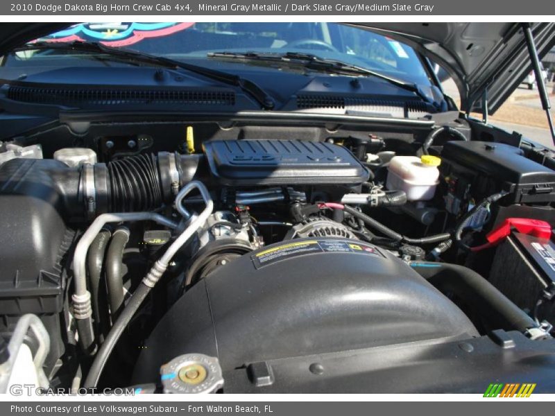 Mineral Gray Metallic / Dark Slate Gray/Medium Slate Gray 2010 Dodge Dakota Big Horn Crew Cab 4x4
