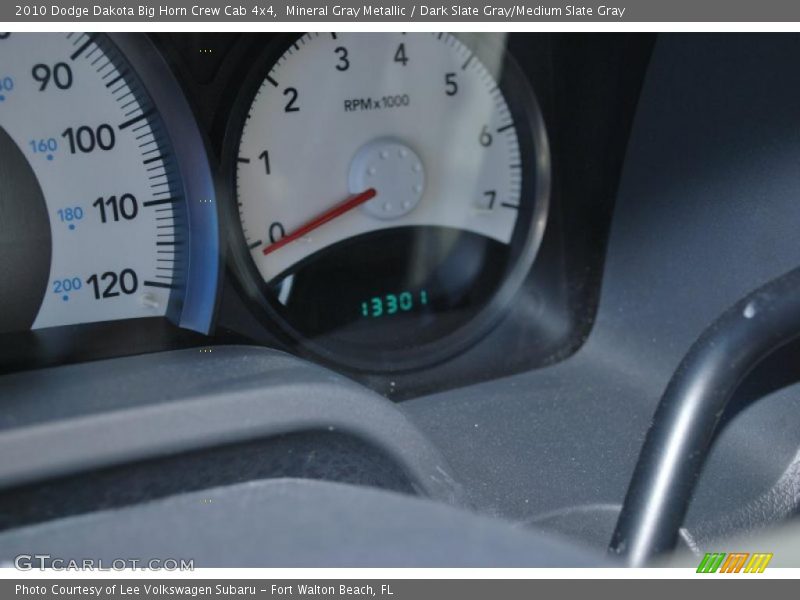 Mineral Gray Metallic / Dark Slate Gray/Medium Slate Gray 2010 Dodge Dakota Big Horn Crew Cab 4x4