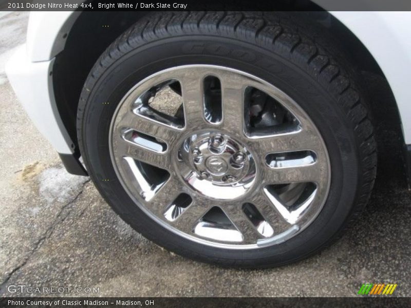 Bright White / Dark Slate Gray 2011 Dodge Nitro Heat 4x4