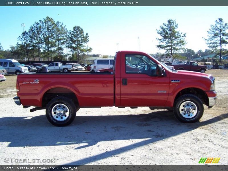Red Clearcoat / Medium Flint 2006 Ford F250 Super Duty FX4 Regular Cab 4x4