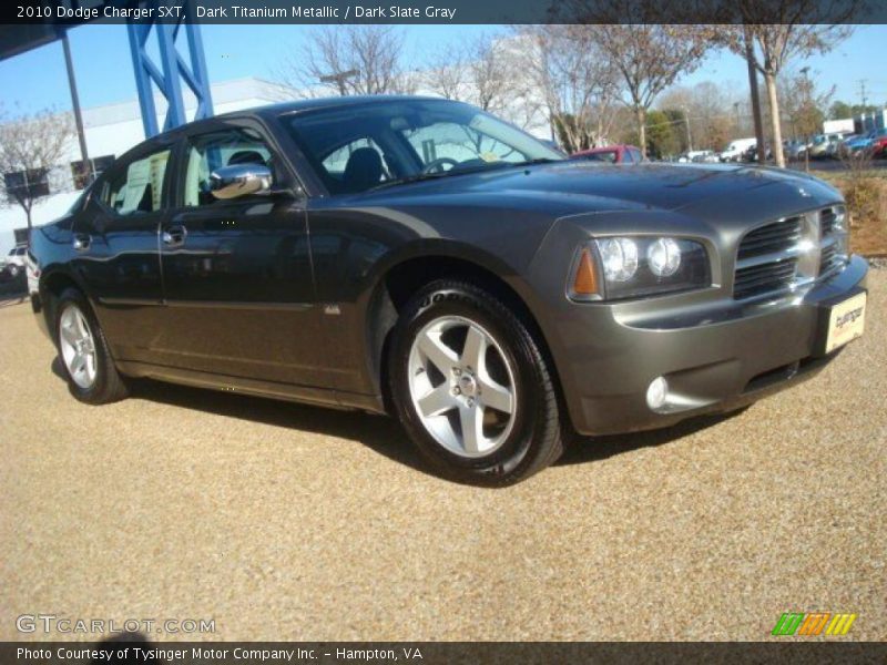Dark Titanium Metallic / Dark Slate Gray 2010 Dodge Charger SXT