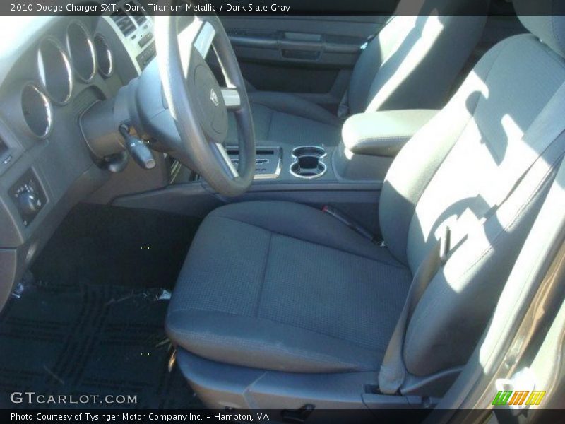 Dark Titanium Metallic / Dark Slate Gray 2010 Dodge Charger SXT
