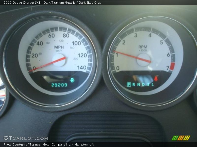 Dark Titanium Metallic / Dark Slate Gray 2010 Dodge Charger SXT