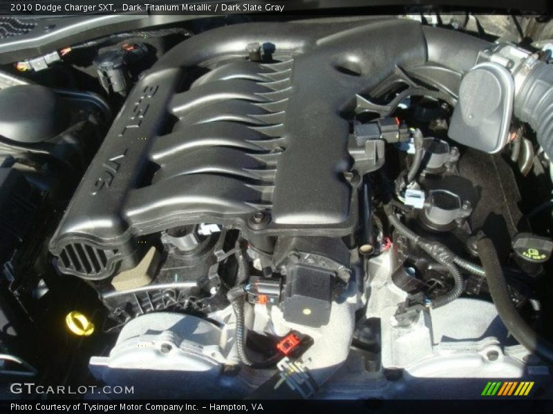 Dark Titanium Metallic / Dark Slate Gray 2010 Dodge Charger SXT