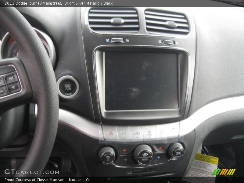 Bright Silver Metallic / Black 2011 Dodge Journey Mainstreet