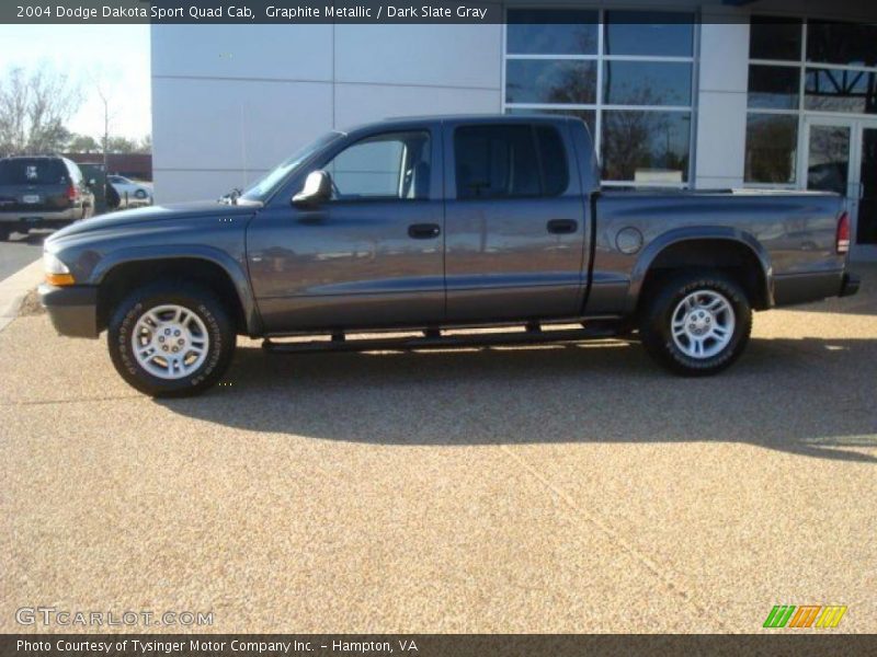 Graphite Metallic / Dark Slate Gray 2004 Dodge Dakota Sport Quad Cab