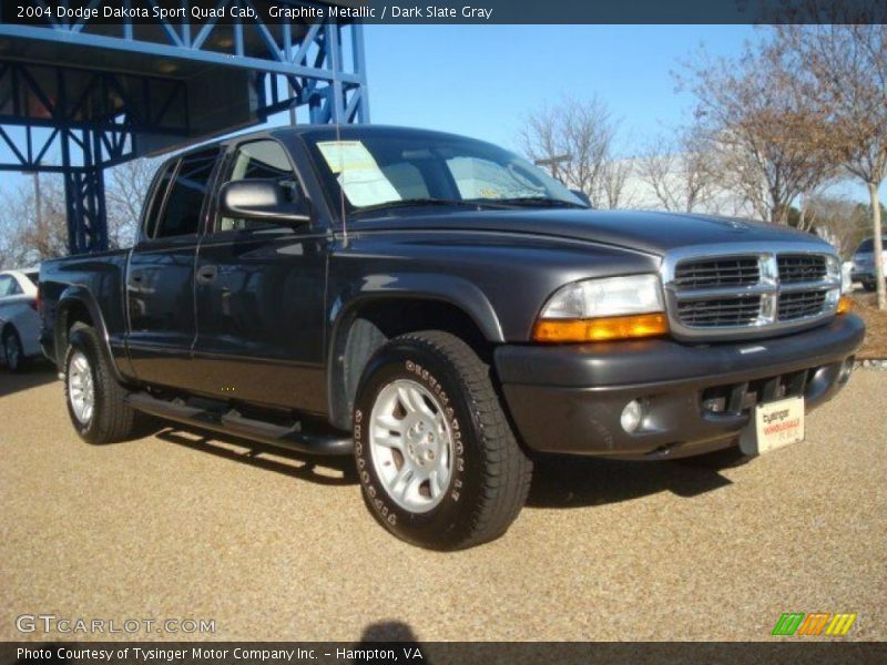 Graphite Metallic / Dark Slate Gray 2004 Dodge Dakota Sport Quad Cab