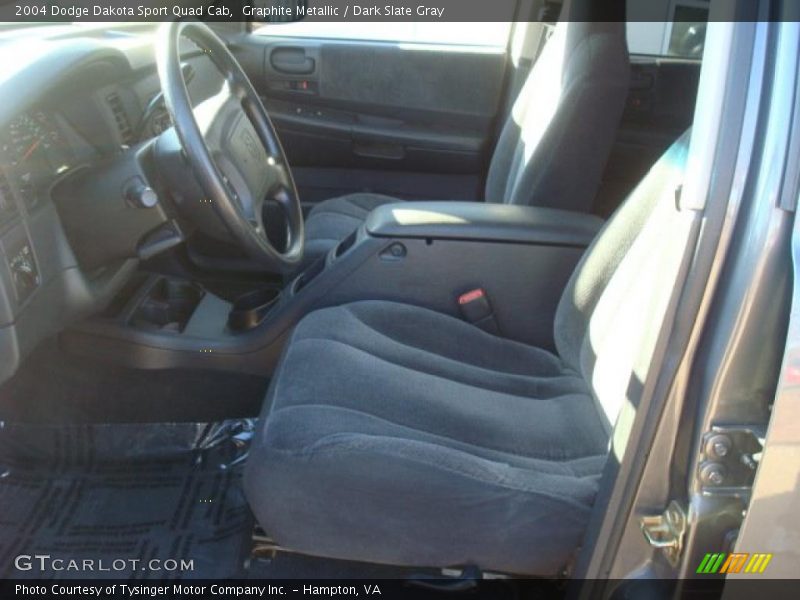 Graphite Metallic / Dark Slate Gray 2004 Dodge Dakota Sport Quad Cab