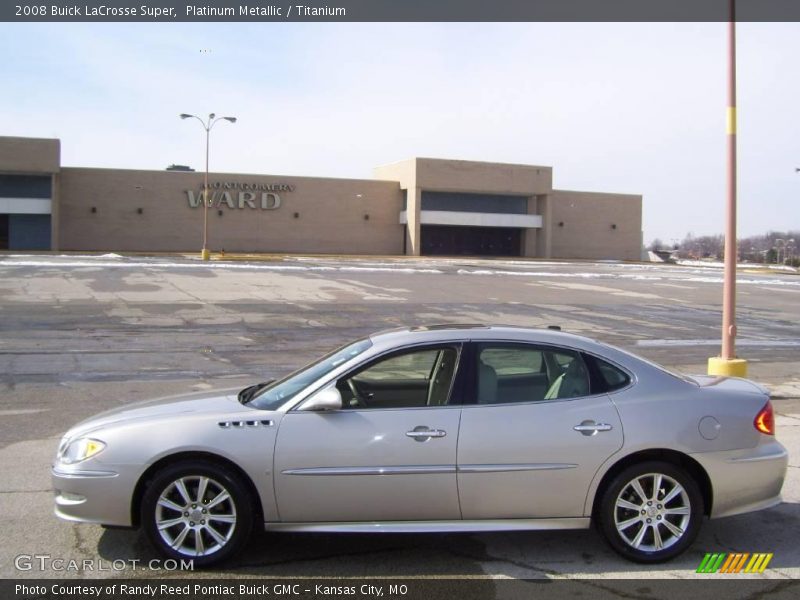 Platinum Metallic / Titanium 2008 Buick LaCrosse Super