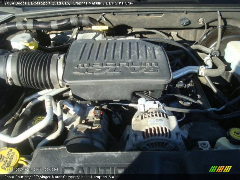 Graphite Metallic / Dark Slate Gray 2004 Dodge Dakota Sport Quad Cab