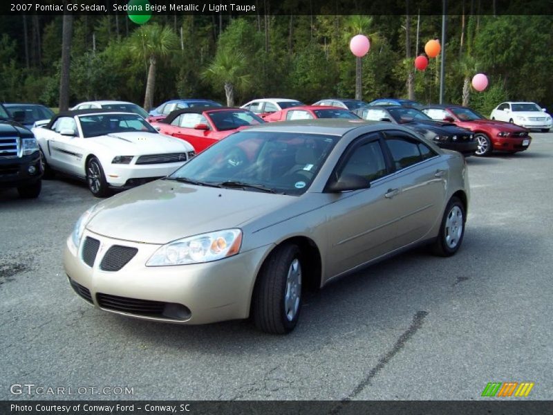 Sedona Beige Metallic / Light Taupe 2007 Pontiac G6 Sedan