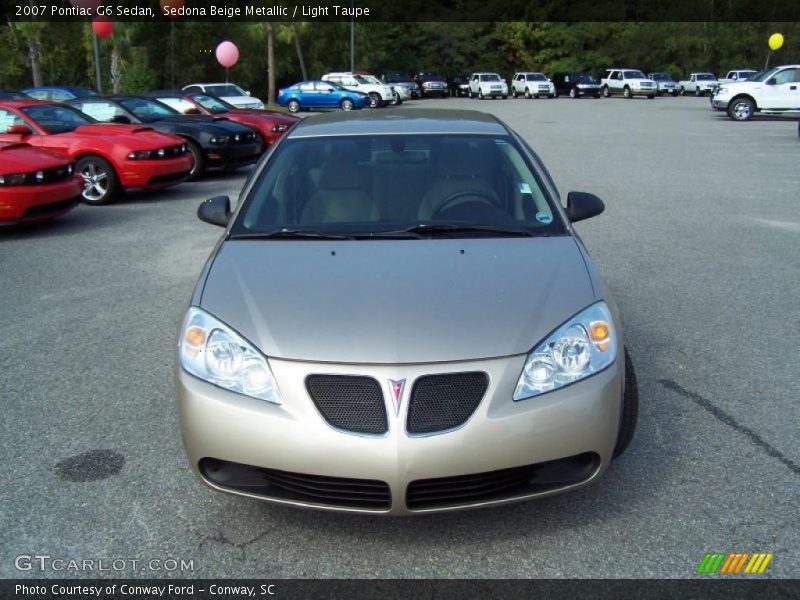 Sedona Beige Metallic / Light Taupe 2007 Pontiac G6 Sedan