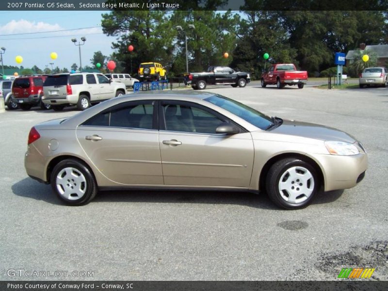 Sedona Beige Metallic / Light Taupe 2007 Pontiac G6 Sedan