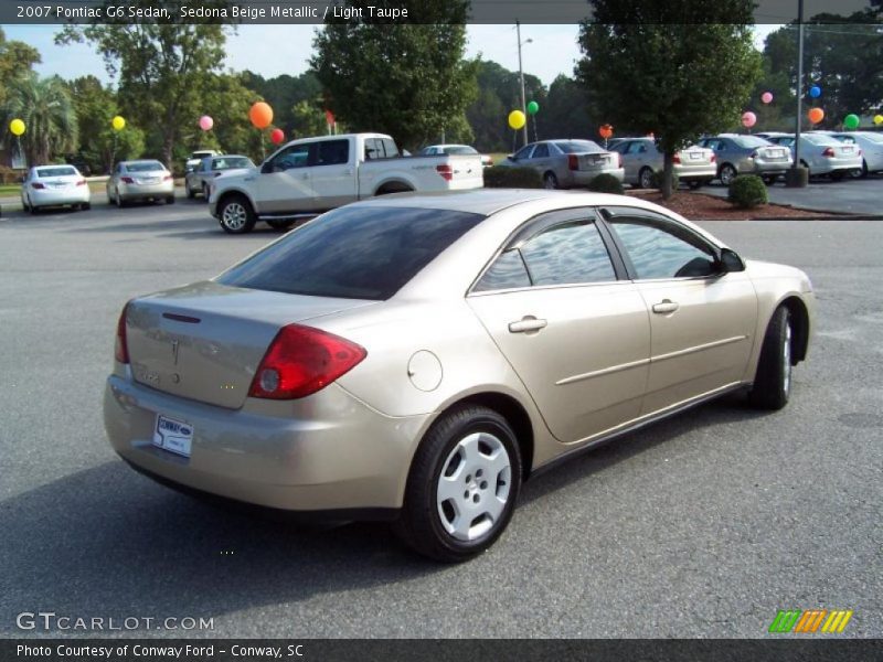 Sedona Beige Metallic / Light Taupe 2007 Pontiac G6 Sedan