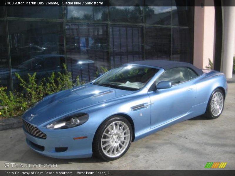 Glacial Blue / Sandstorm 2008 Aston Martin DB9 Volante