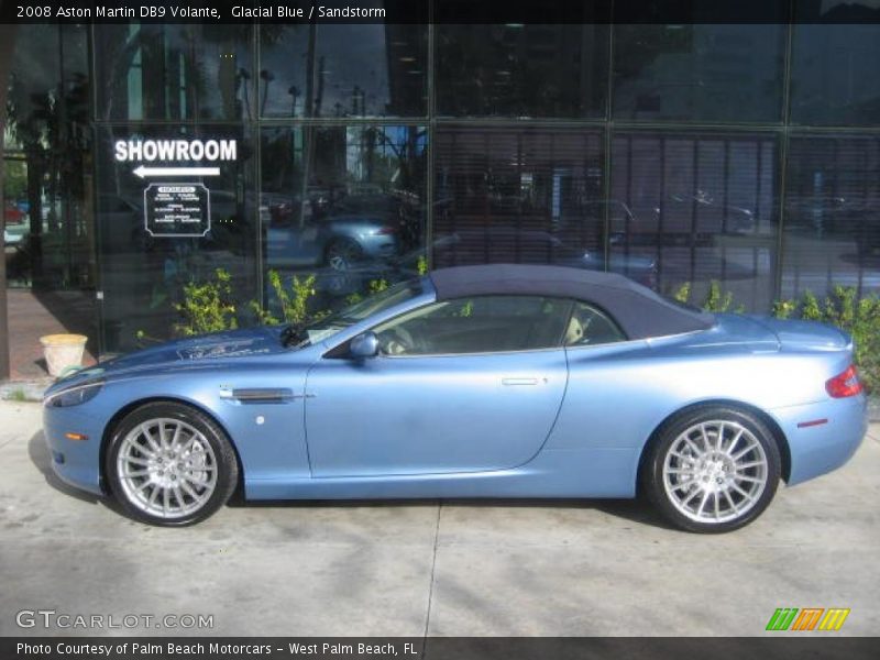 Glacial Blue / Sandstorm 2008 Aston Martin DB9 Volante