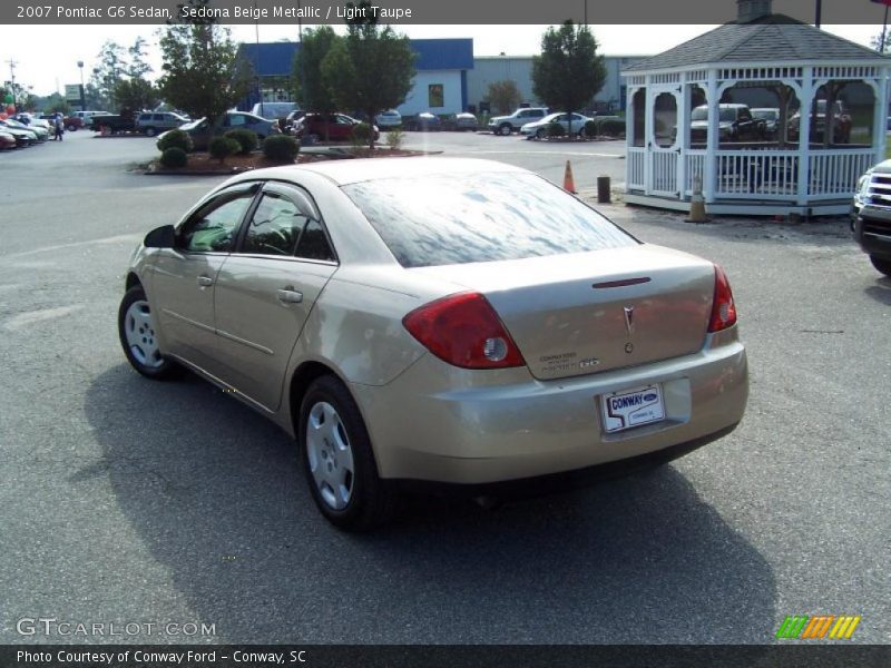 Sedona Beige Metallic / Light Taupe 2007 Pontiac G6 Sedan