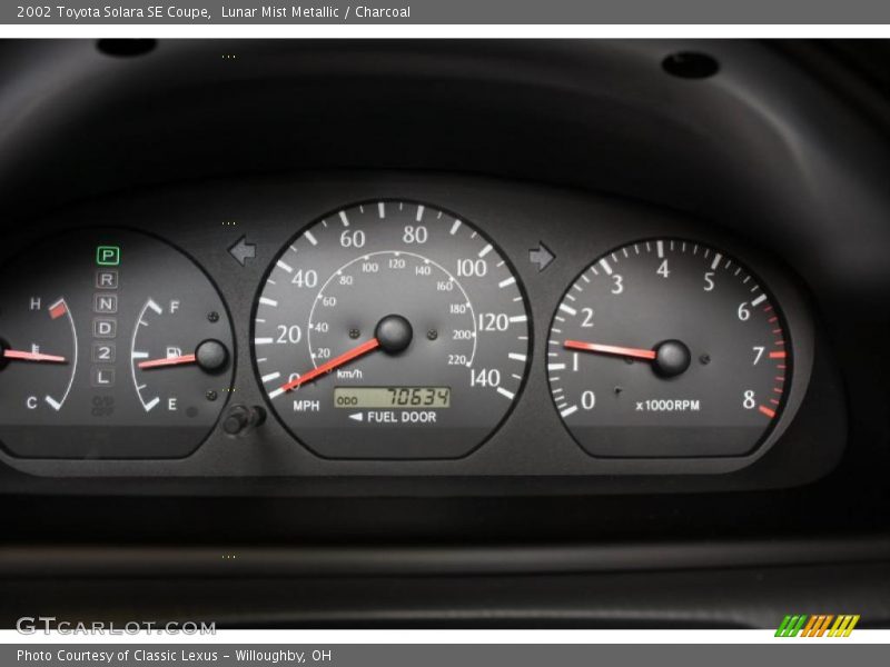 2002 Solara SE Coupe SE Coupe Gauges