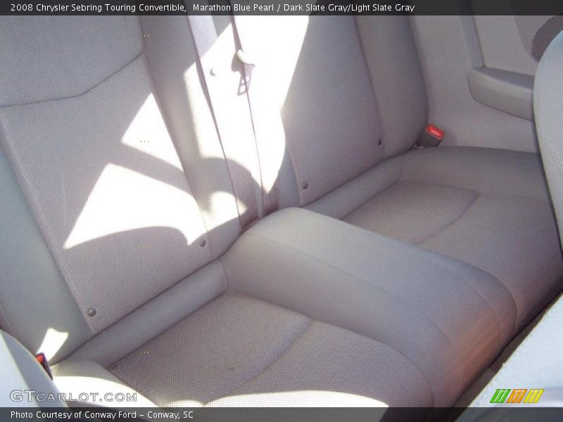 Marathon Blue Pearl / Dark Slate Gray/Light Slate Gray 2008 Chrysler Sebring Touring Convertible