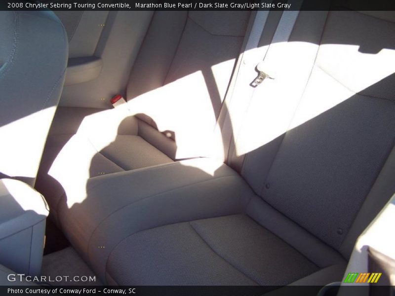 Marathon Blue Pearl / Dark Slate Gray/Light Slate Gray 2008 Chrysler Sebring Touring Convertible