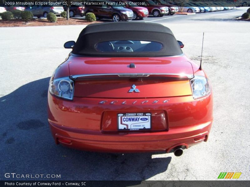 Sunset Pearlescent Pearl / Dark Charcoal 2009 Mitsubishi Eclipse Spyder GS